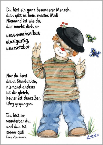 Du bist ein ganz besonderer Mensch (12 Postkarten)