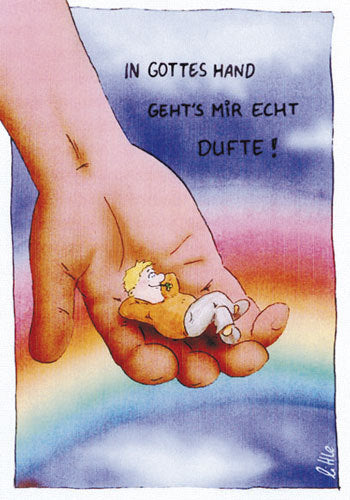 gottes hände sind wie ein großes zelt In Gottes Hand gehts mir echt dufte!