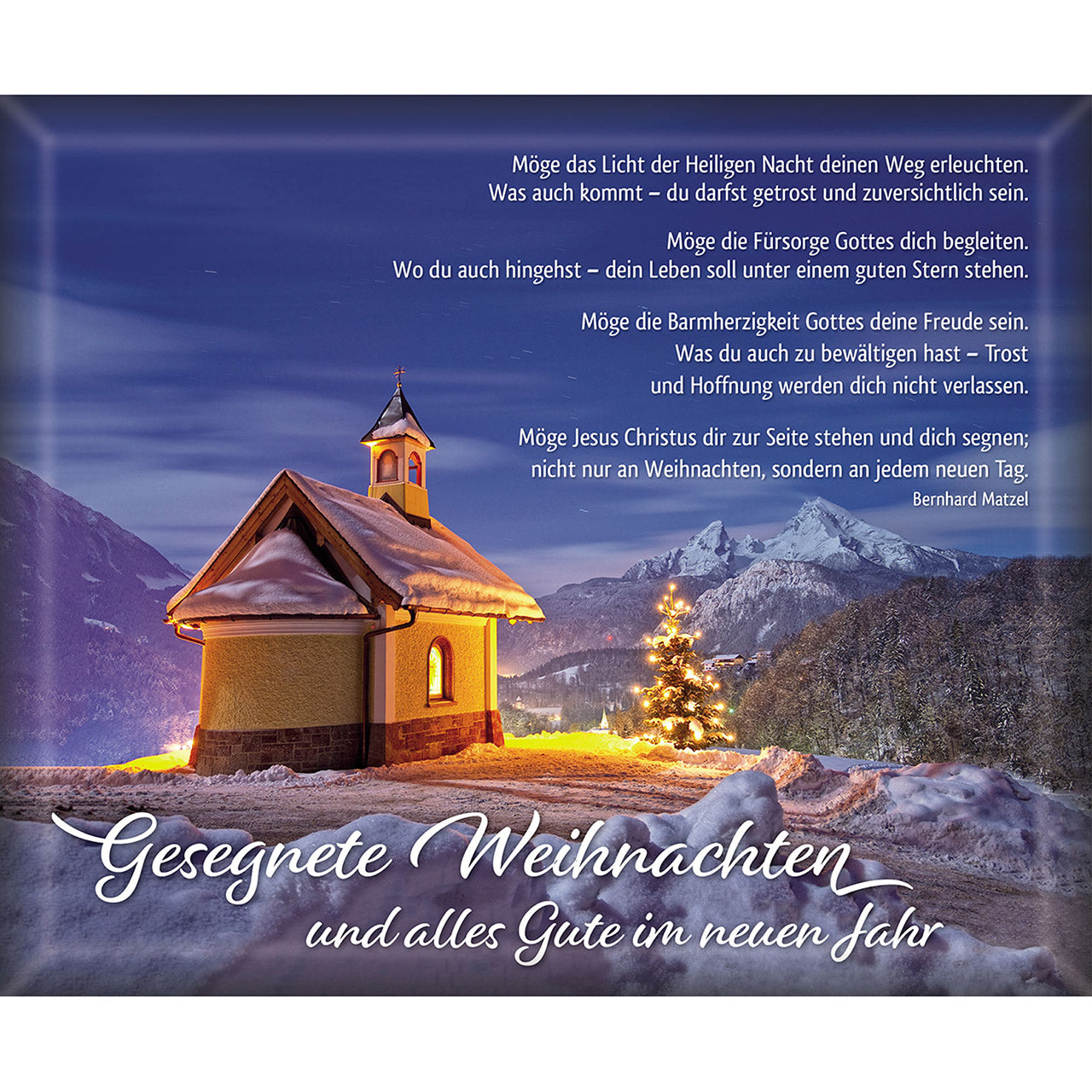 Möge das Licht der Heiligen Nacht (2 Geschenk-Umschläge Weihnachten)
